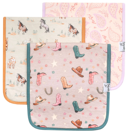 Cheyenne Burp Cloth Set