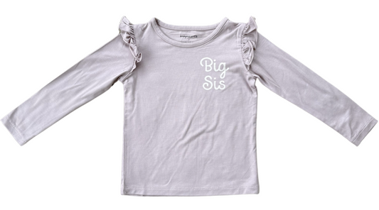 Long Sleeve Ruffle Top | Big Sis