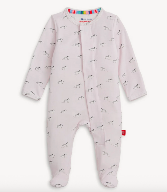Footie | Pink Savannah Plains