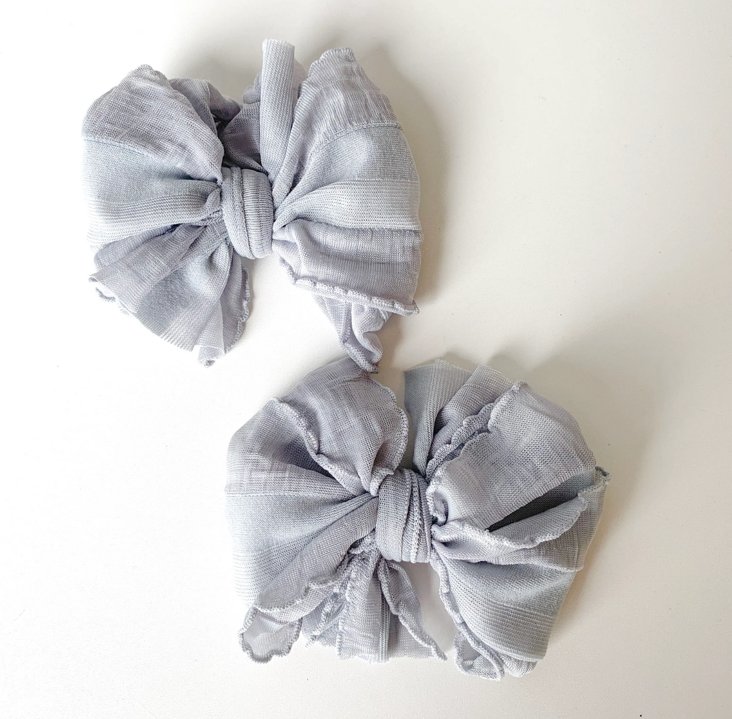 Ruffle Clip Set | Sterling
