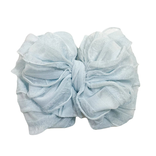Ruffle Headwrap | Sky Blue