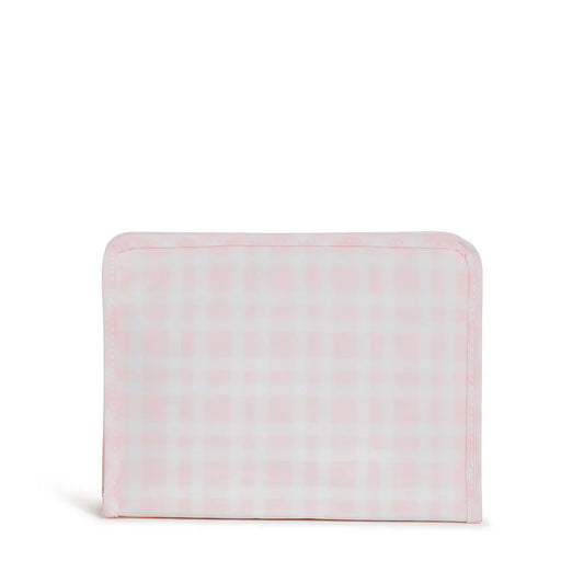 Roadie Medium Zip Pouch | Pimlico Plaid Pink