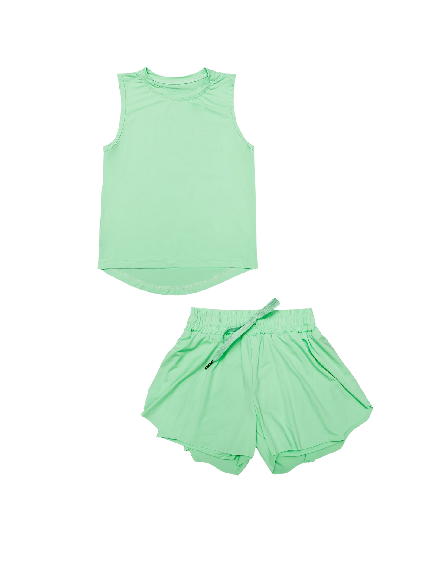 Tank & Short Set | Neon Green