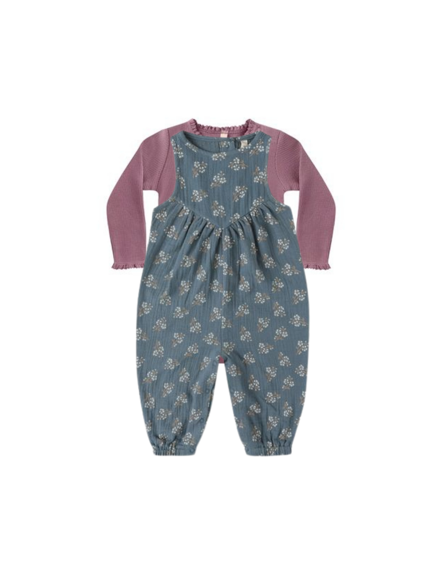 Maisie Overall Set | Blue Floral