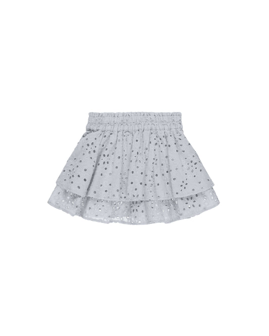 Rose Mini Skirt | Light Blue