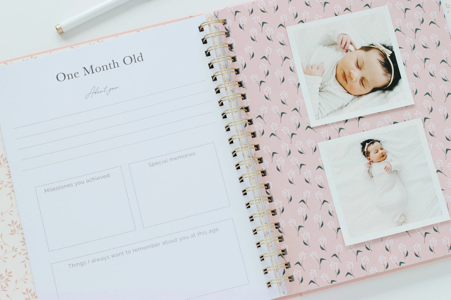 Baby Memory Book | Pink