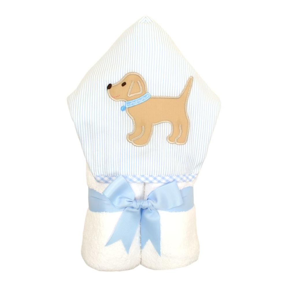 Everykid Towel | Blue Lab Puppy