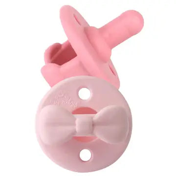 Sweetie Soother | Pink Bow | 0-6m