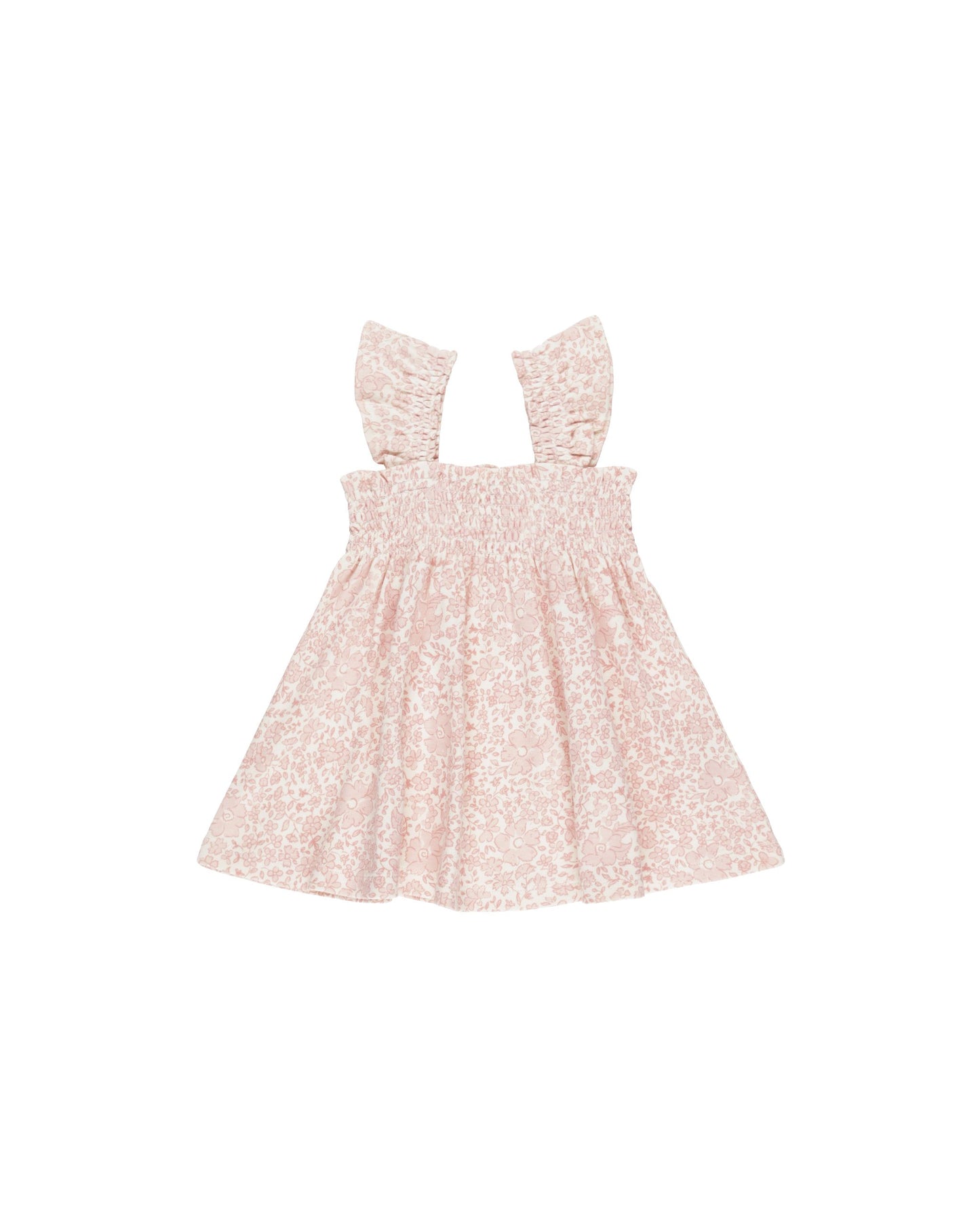 Smocked Jersey Dress | Pink Blossom