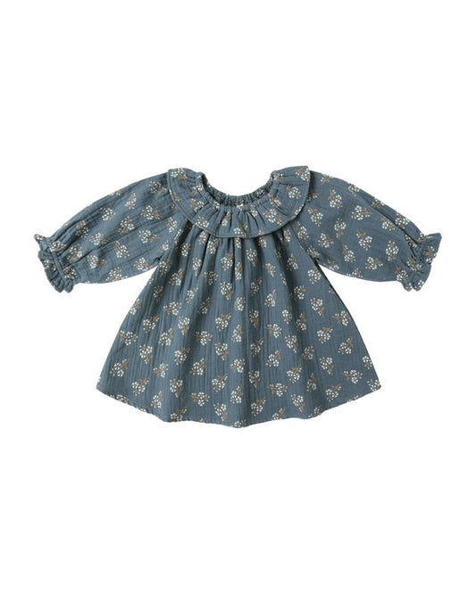 Isla Dress | Blue Floral