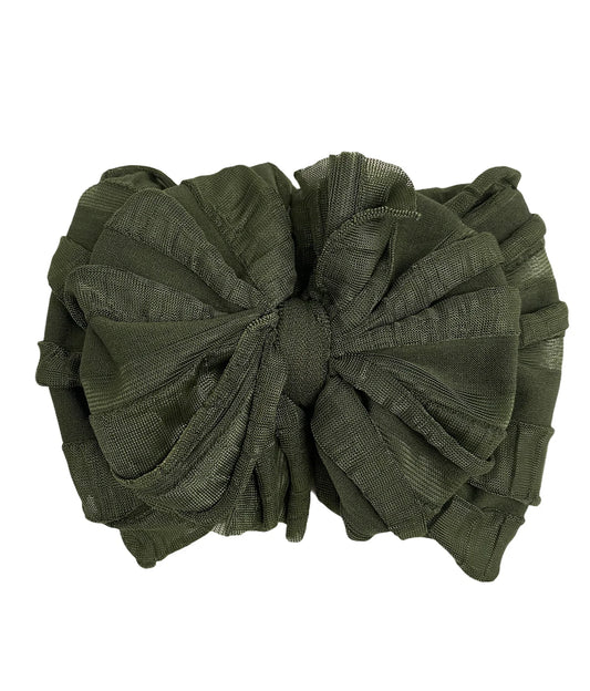 Ruffle Headwrap Cedar Green