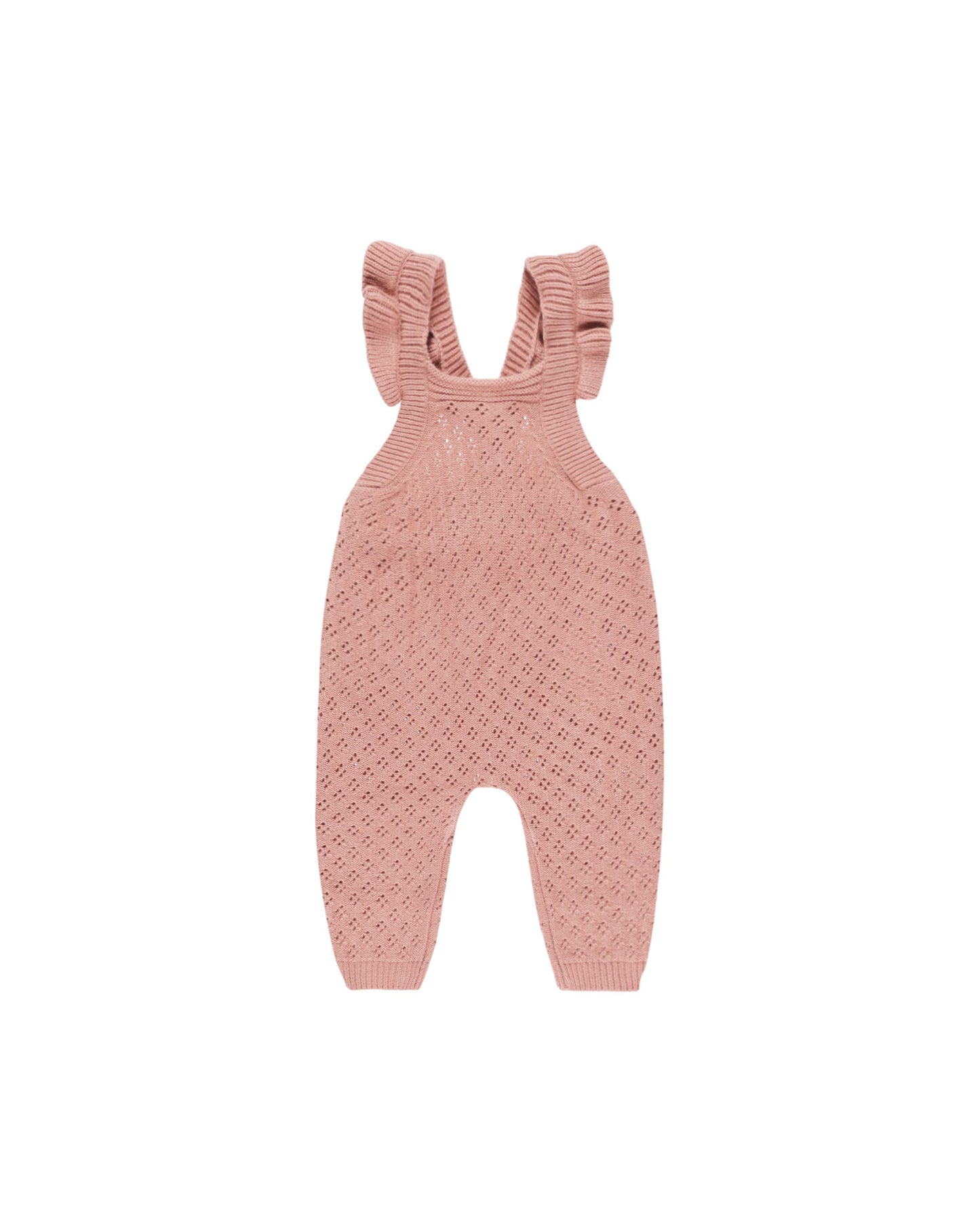 Pointelle Knit Overalls | Lipstick