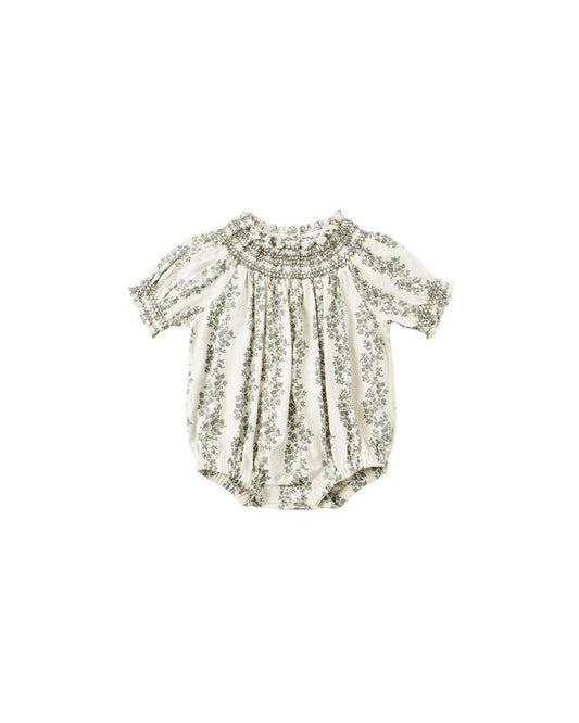 Ada Romper | Green Vines