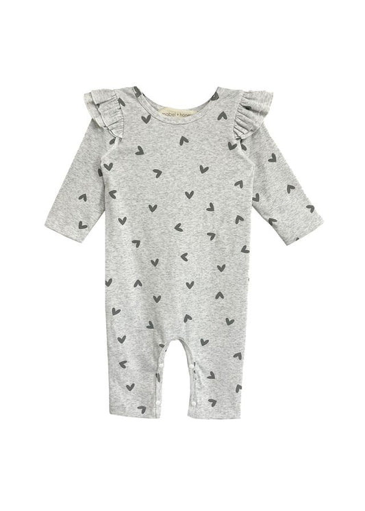 Heartfelt Romper | Grey