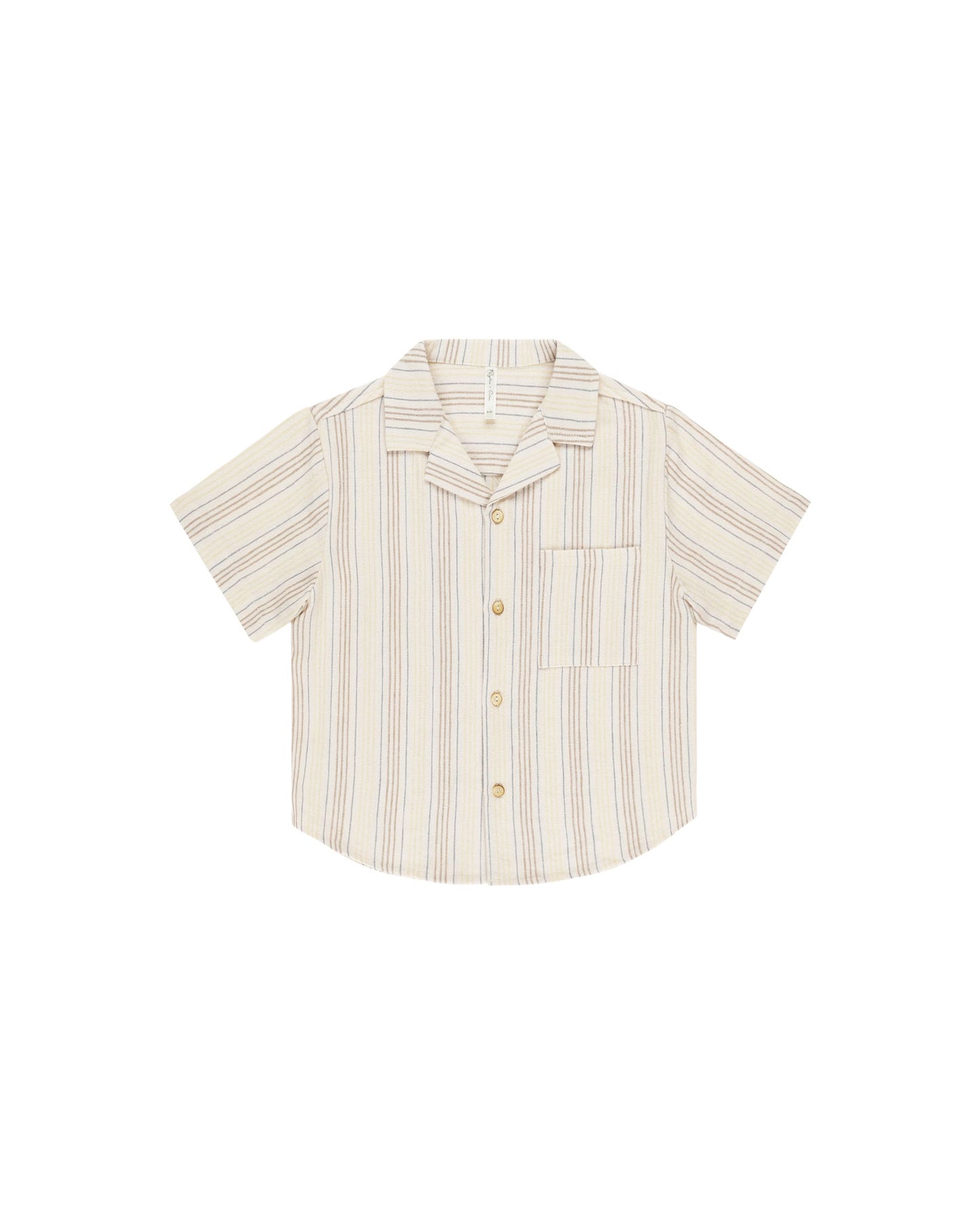 Lapel Collar Shirt | Summer Stripe