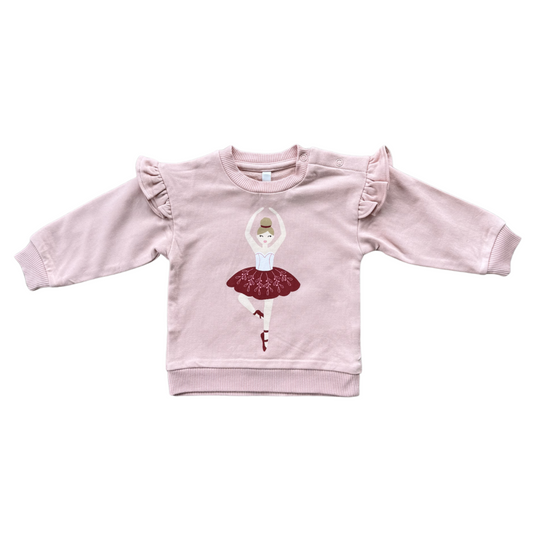 Ruffle Sweatshirt | Ballerina
