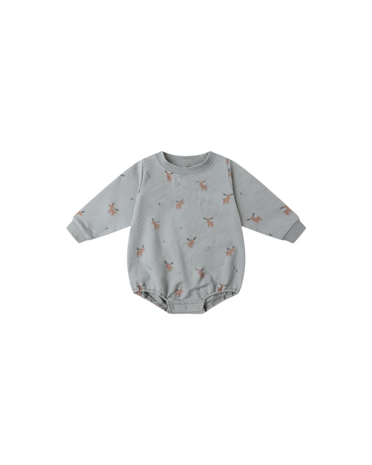 Crewneck Bubble Romper | Moose