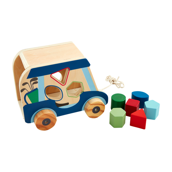 Shape Sorter | Golf Cart Blue