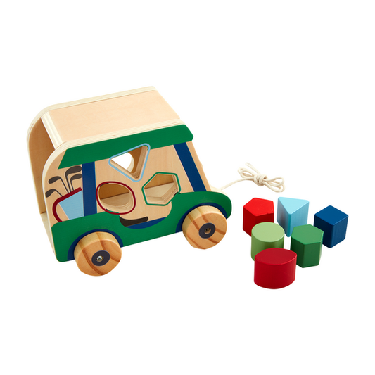 Shape Sorter | Golf Cart Green