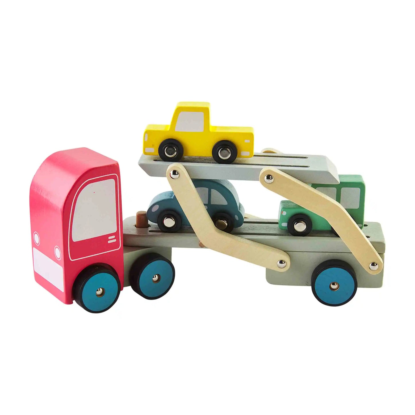 Wood Car Carrier Truck Toy