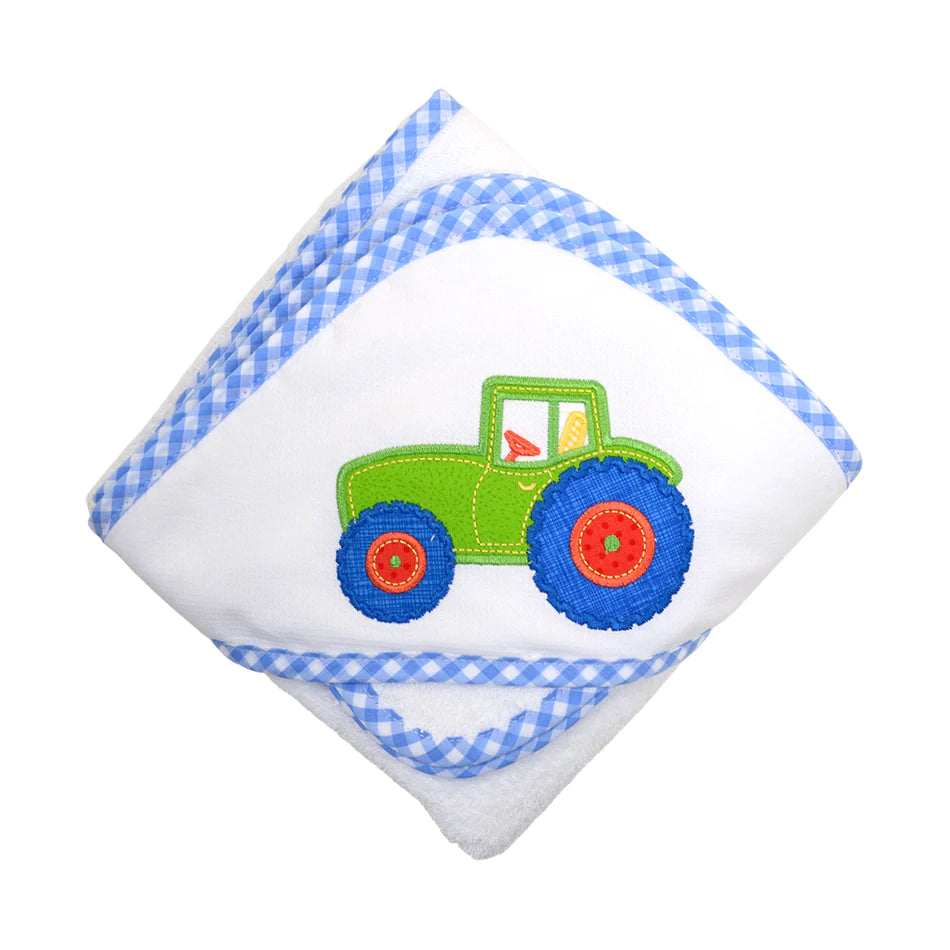 Hooded Towel and Washcloth Set | Tractor