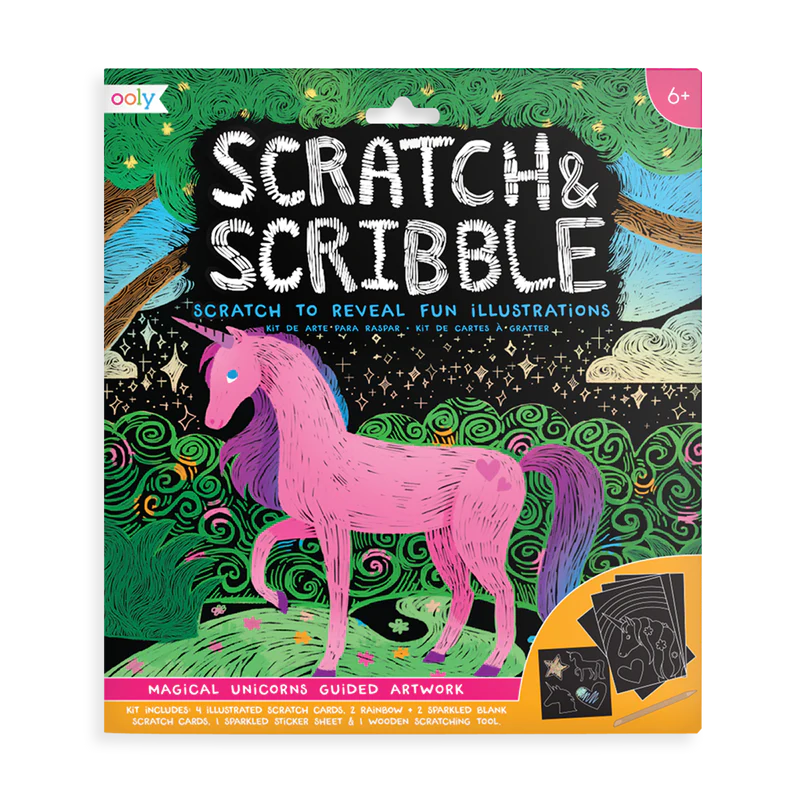 Scratch & Scribble Art Kit Unicorn