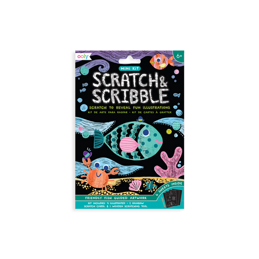 Scratch & Scribble Art Kit Ocean