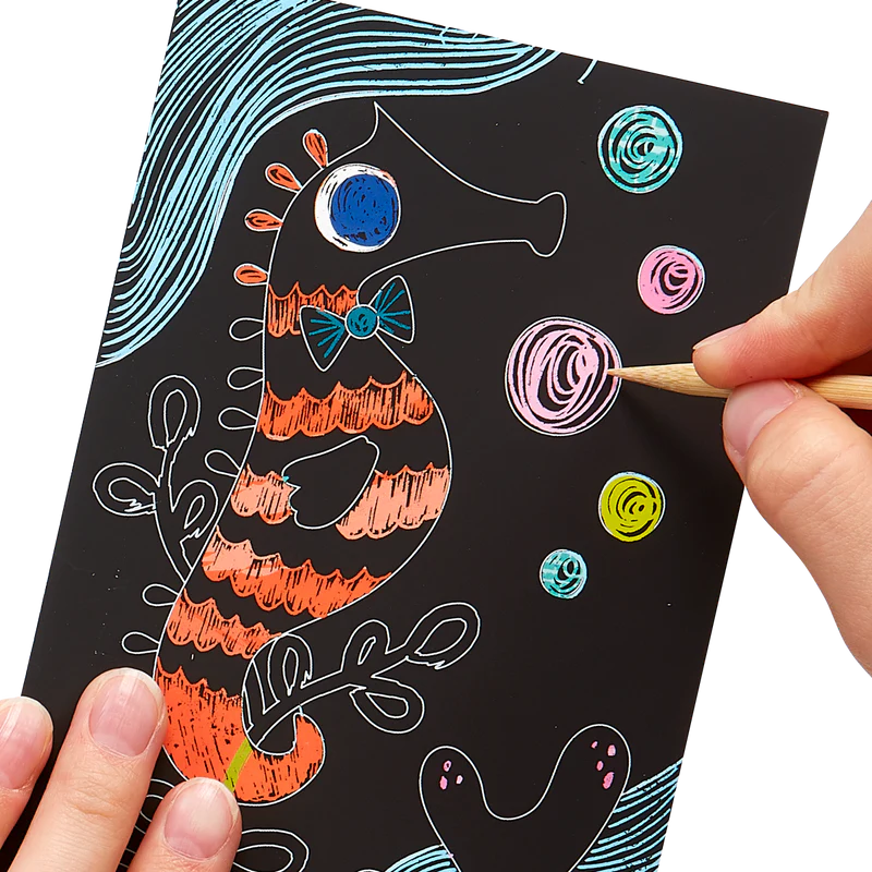 Scratch & Scribble Art Kit Ocean