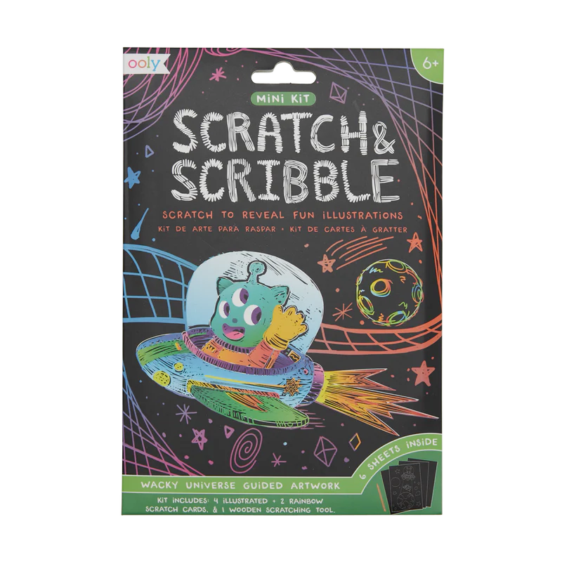 Scratch & Scribble Art Kit Alien