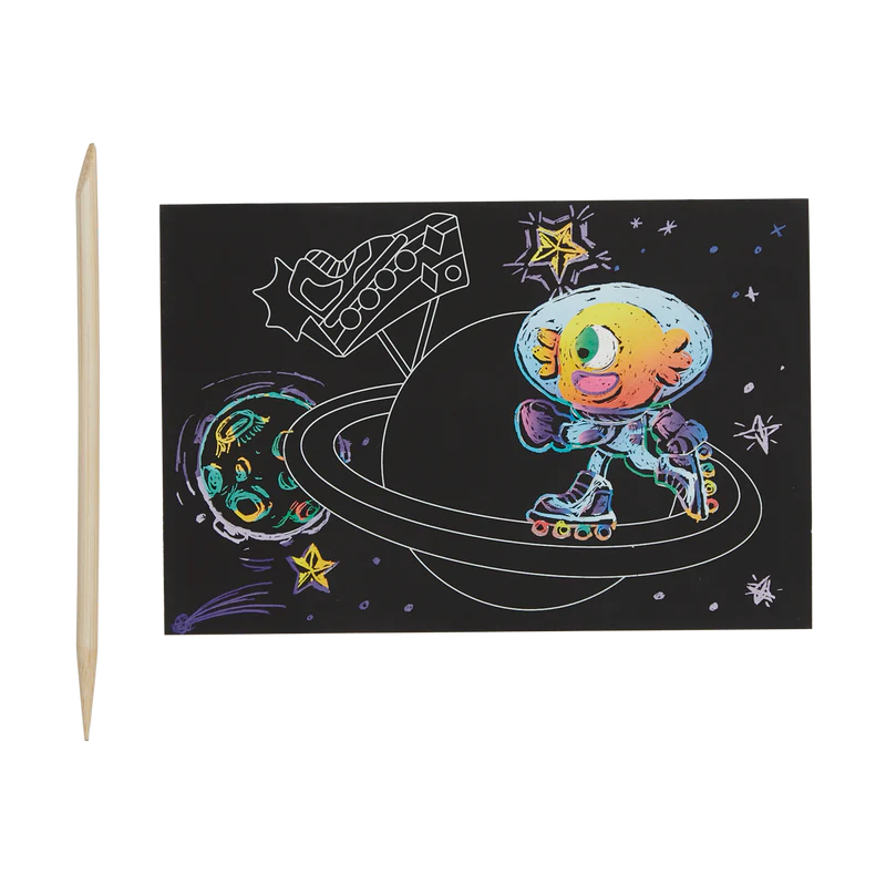 Scratch & Scribble Art Kit Alien