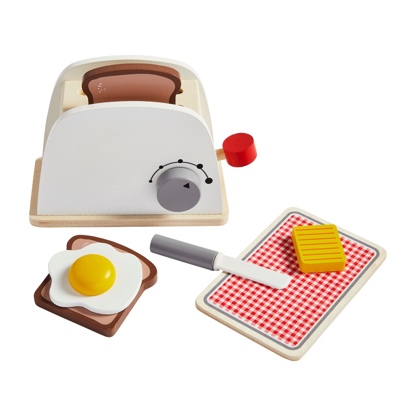 Mud Pie Toaster Wood Toy Set