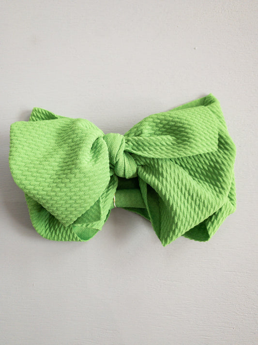 Waffle Knit Headwrap Apple Green