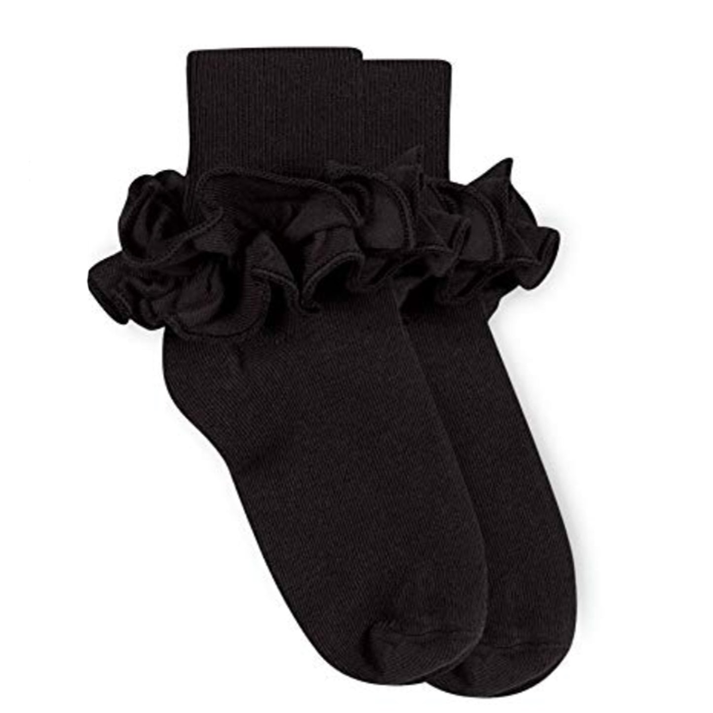 Jefferies Ruffle Sock Black