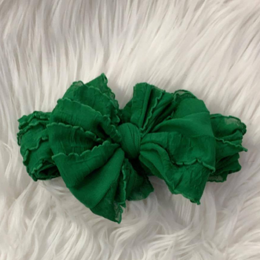 Ruffle Headwrap Christmas Tree