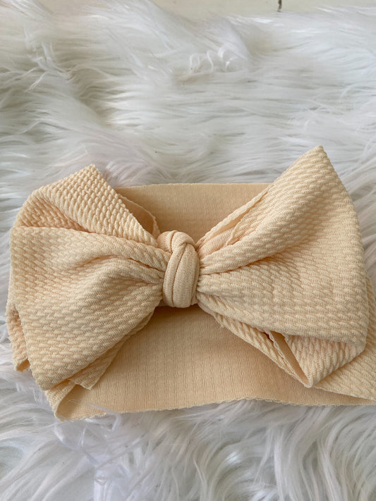 Waffle Knit Headwrap Cream