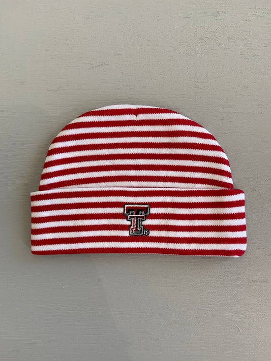 Texas Tech Striped Knit Cap