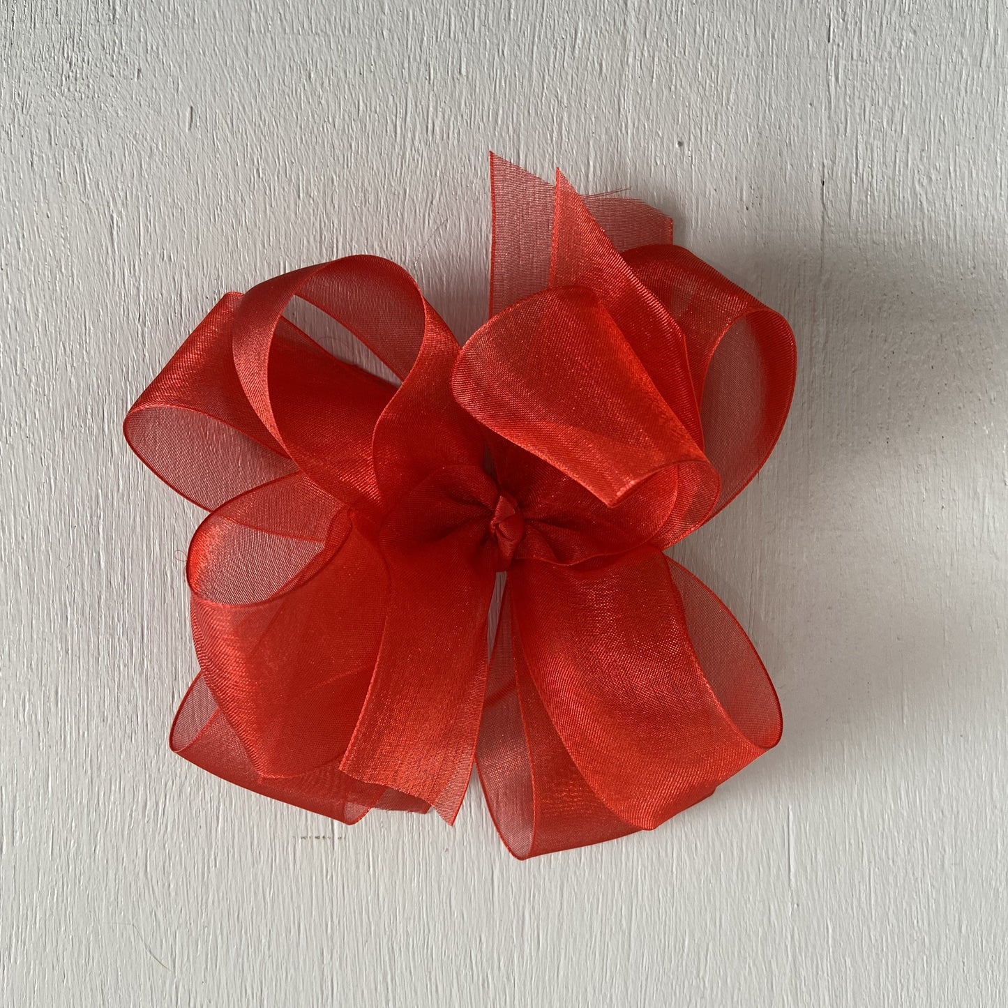 Sheer Bow, Large, Red