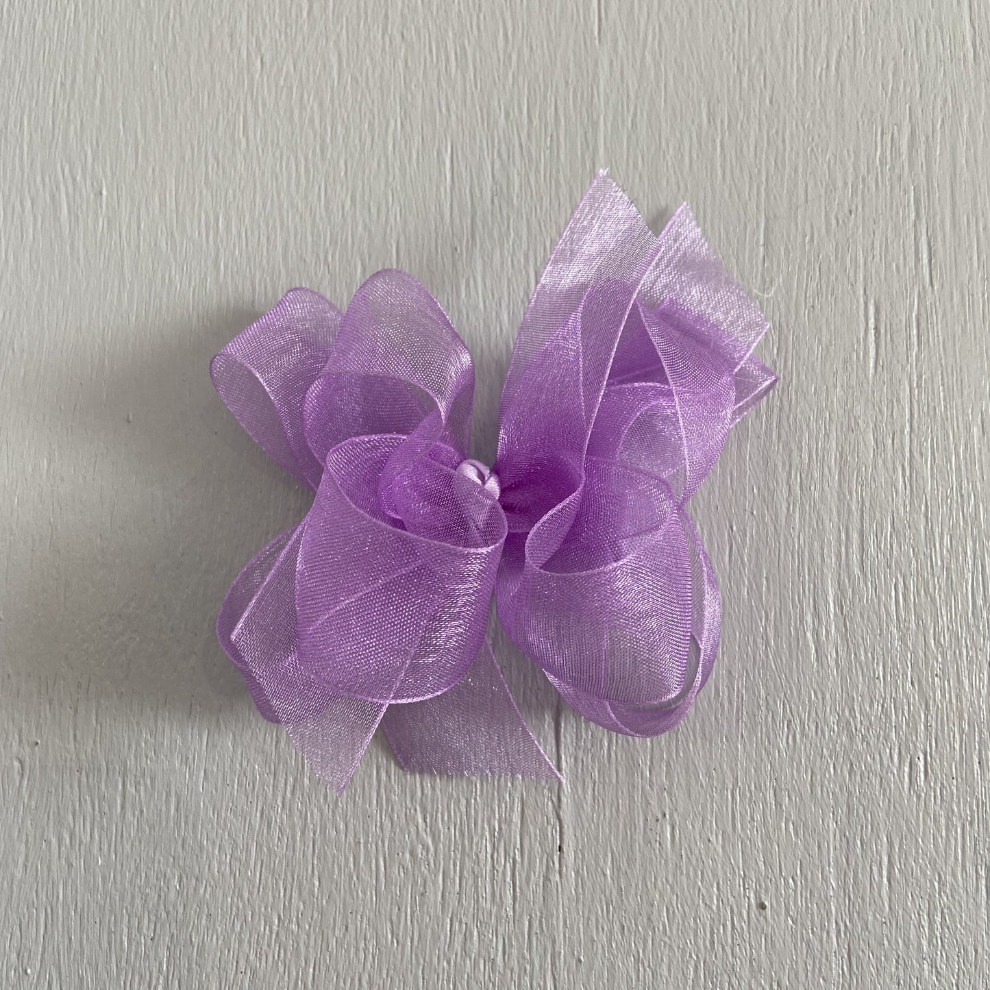 Sheer Bow, Small, Lavender