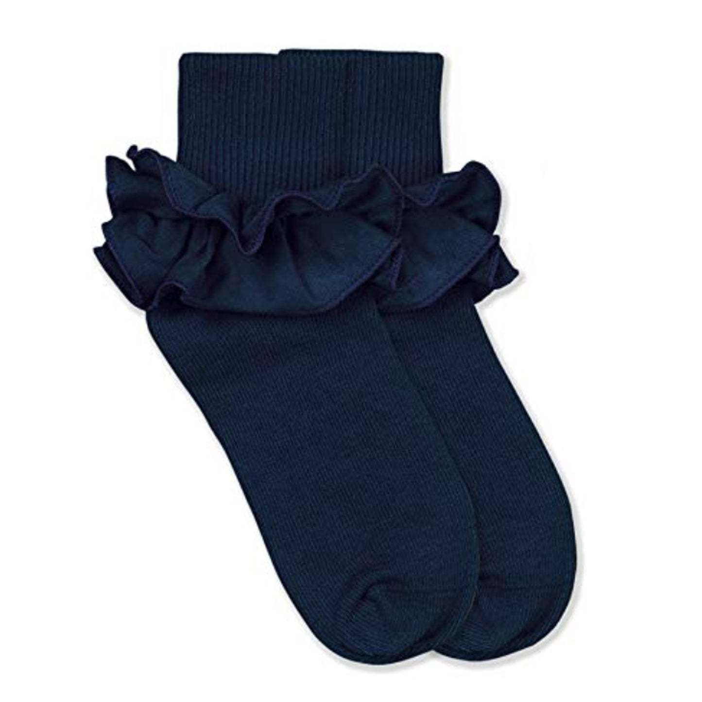 Jefferies Ruffle Sock Navy