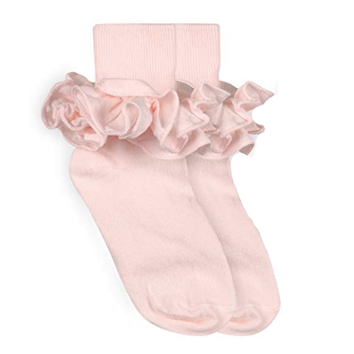 Jefferies Ruffle Sock Pink