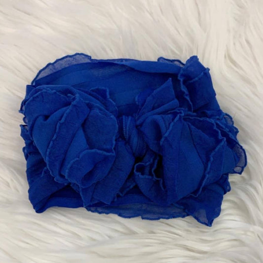 Ruffle Headwrap Royal