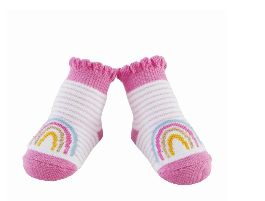 Mud Pie Rainbow Stripe Socks