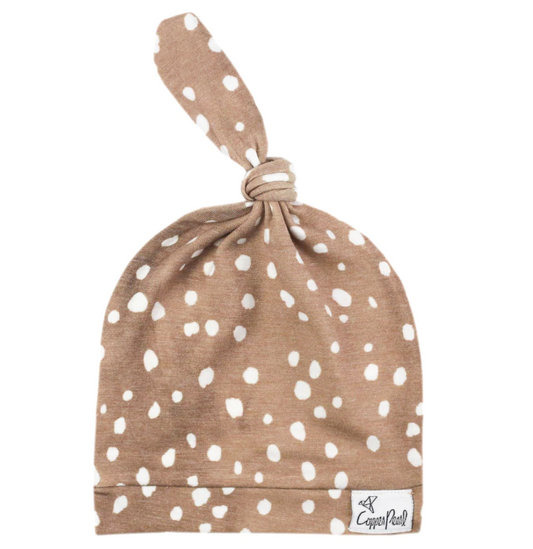 Fawn Top Knot Hat