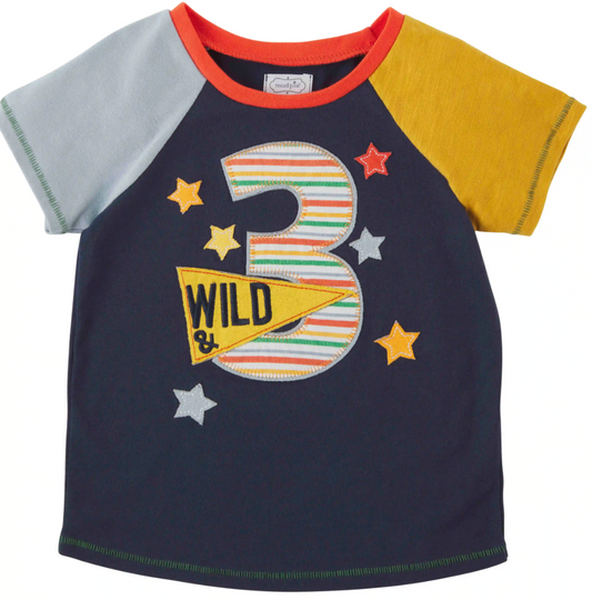 Wild & Three Birthday Tee