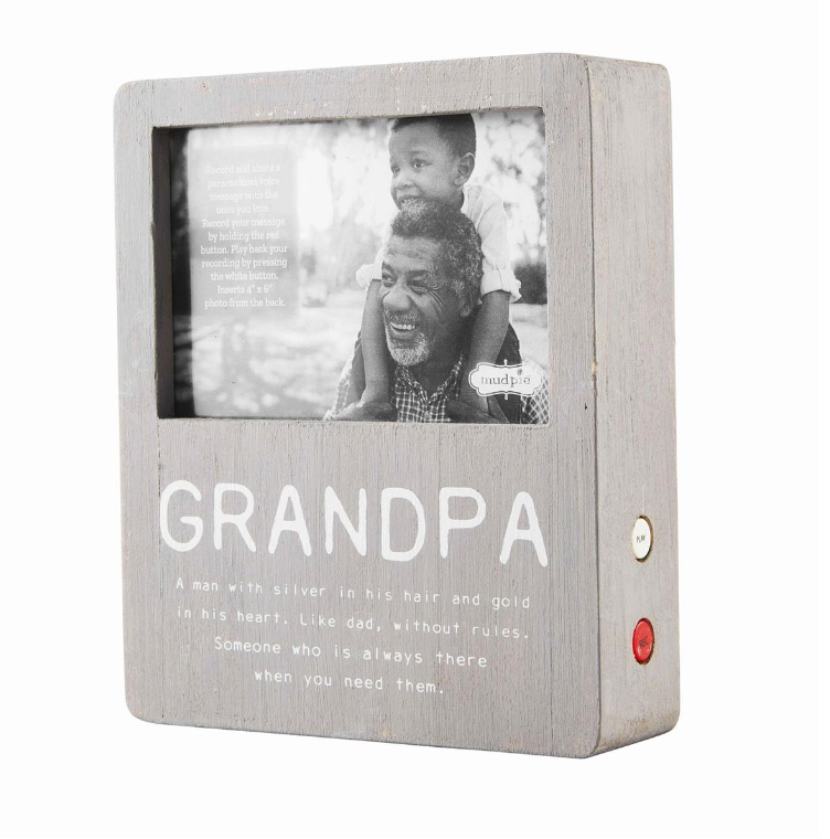 Mud Pie Grandpa Voice Recorder Frame