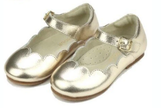 Sonia Scalloped Flat | Gold