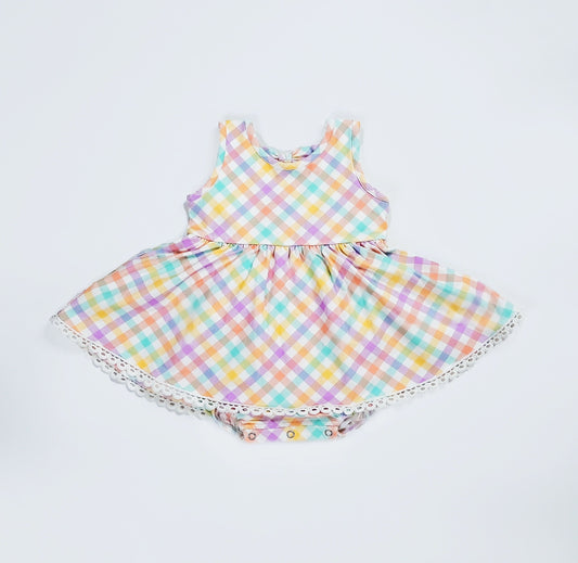 Swoon Baby Dainty Bow Bubble Dress