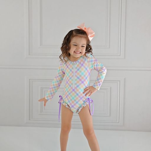 Swoon Baby Gingham One Pc Swimmy